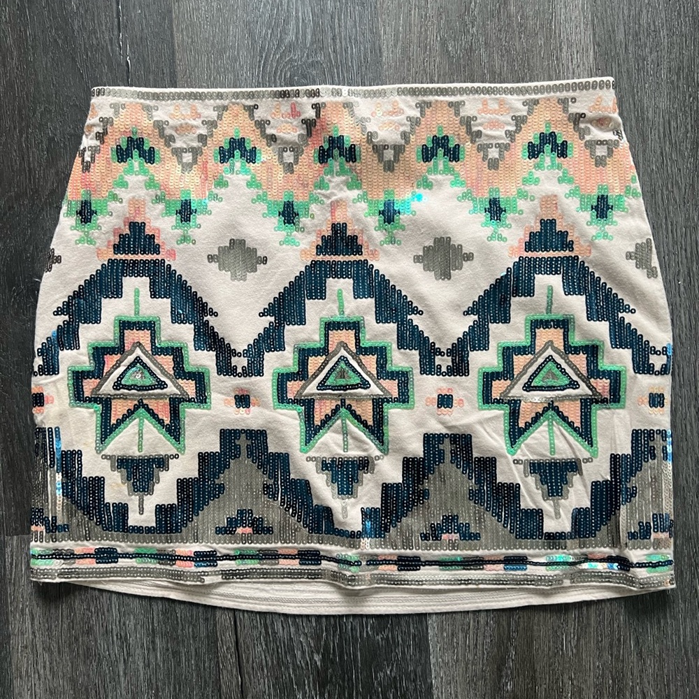 Express sequin mini skirt.  Sz S